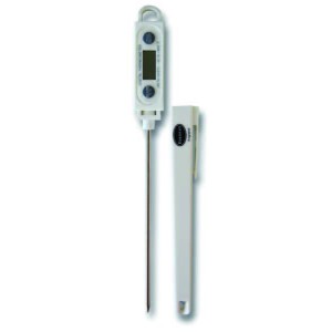 Waterproof digital test thermometer